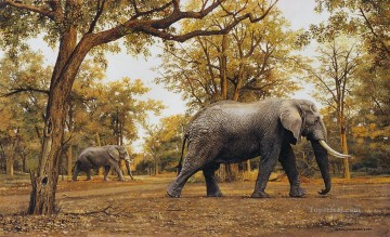 象が蛇行する Oil Paintings